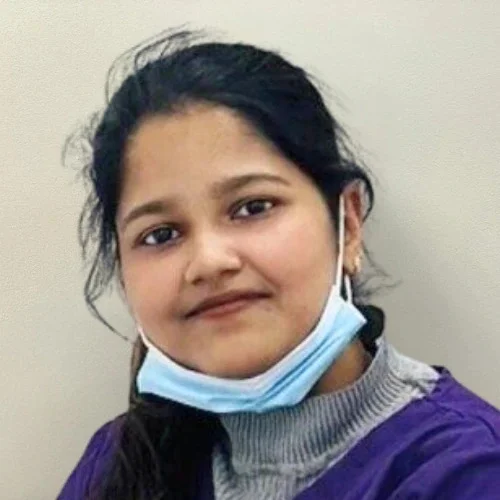 Fabeena Meleppat Valappil, dental therapist and hygienist at Allen House Dental in Crewe